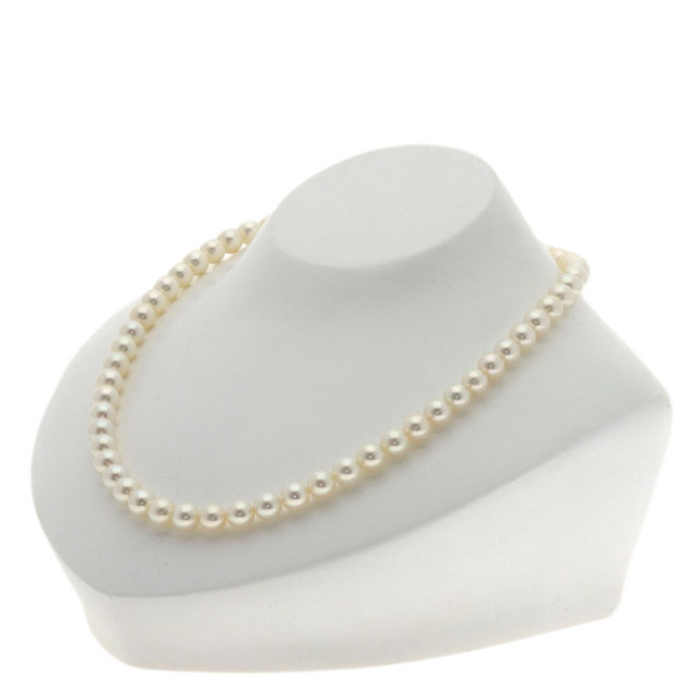 TASAKI タサキ パール 真珠 ネックレス K14ホワイトゴールド レディース 