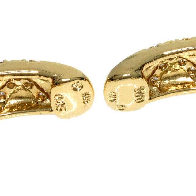 TASAKI タサキ ダイヤモンド イヤリング K18イエローゴールド レディース 