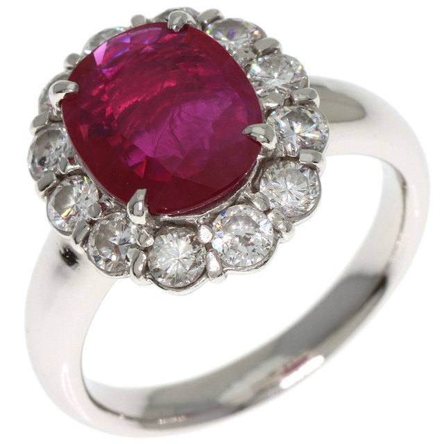 2.44ct ルビー ダイヤモンド リング・指輪 プラチナPT900 11g 2.44ct ルビー ダイヤモンド リング・指輪 プラチナPT900 11g