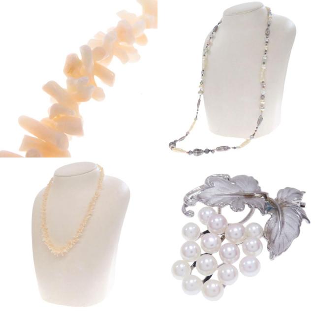 セレクトジュエリー ネックレス 7点セット ブローチ イヤリング