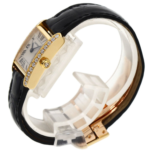 CARTIER カルティエ WE100151 タンクフランセーズ SM 腕時計 K18