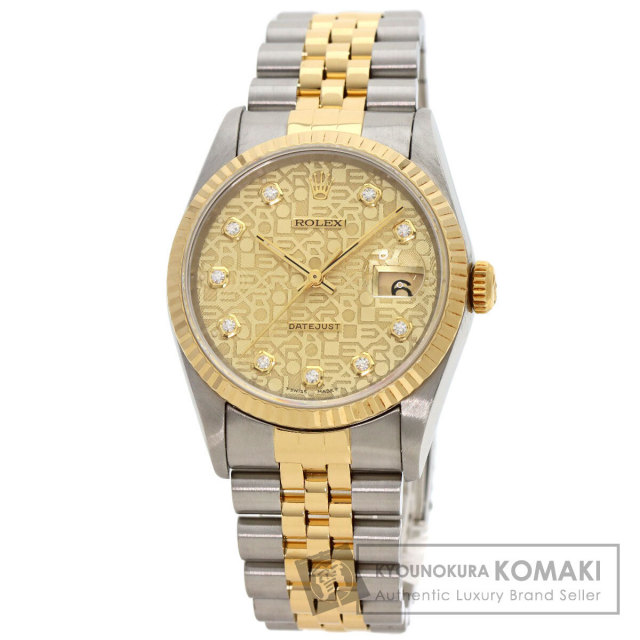 ロレックス 腕時計 デイトジャスト 10P ダイヤモンド