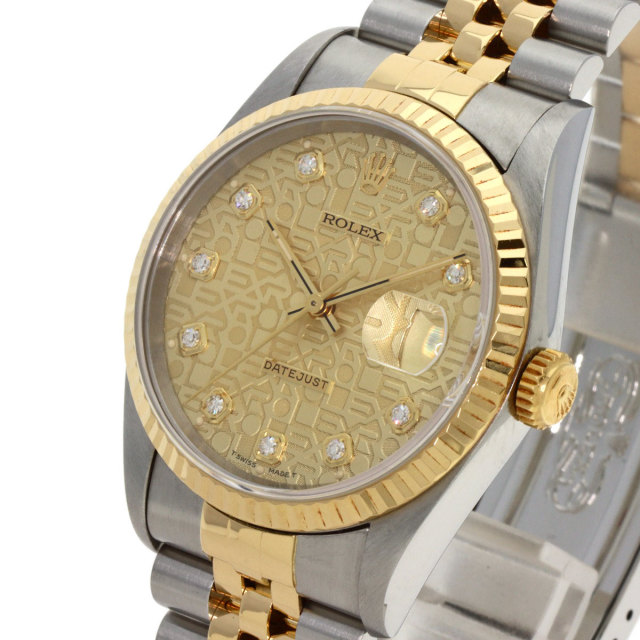 ロレックス 腕時計 デイトジャスト 10P ダイヤモンド