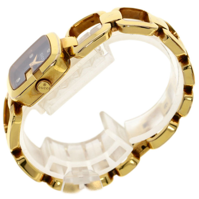 GUCCI グッチ 125.5 Gコレクション 3P ダイヤモンド スクエア 腕時計