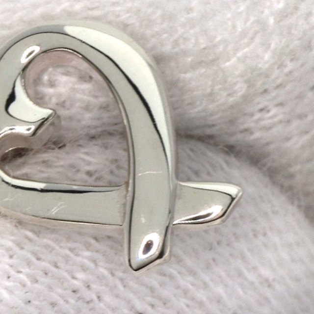 TIFFANY&Co. ティファニー ラビングハート ピアス シルバー レディース