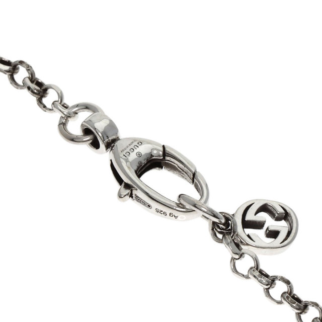 GUCCI グッチ ダブルG キーチャーム #16 ブレスレット シルバー  