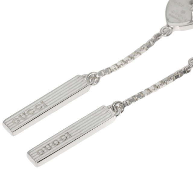 GUCCI ロゴ ピアス GUCCI グッチ ロゴ ドロップ ピアス シルバー レディース [中古