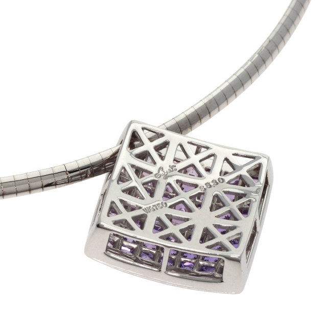 Jeunet サファイア ダイヤモンド WG グラデーションネックレストップ Jeunet サファイア ダイヤモンド WG グラデーションネックレストップ 7