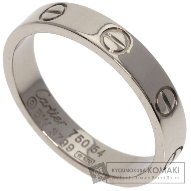 CARTIER カルティエ ミニラブリング #54 リング・指輪 K18ホワイト 