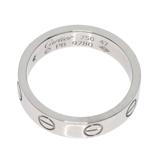 CARTIER カルティエ ミニラブリング 1P ダイヤモンド #47 リング・指輪 