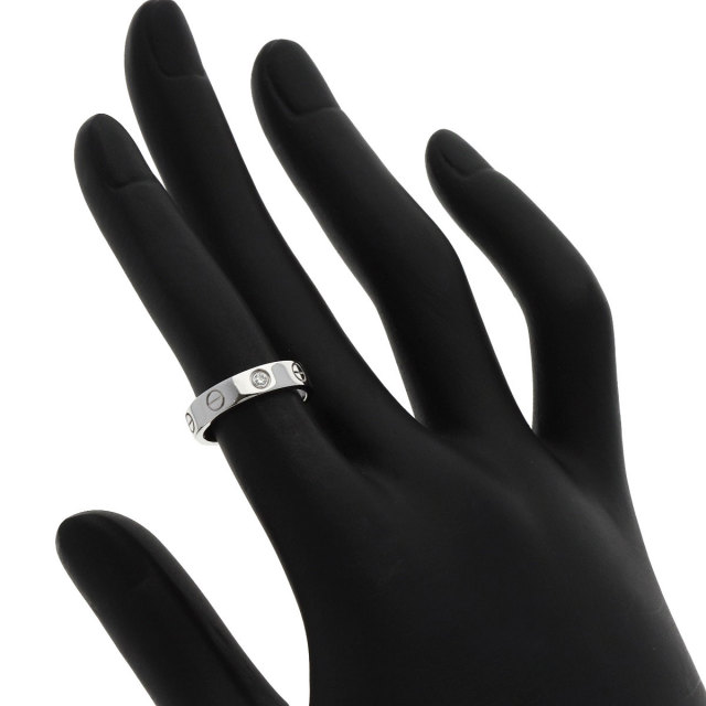 CARTIER カルティエ ミニラブリング 1P ダイヤモンド #47 リング・指輪 