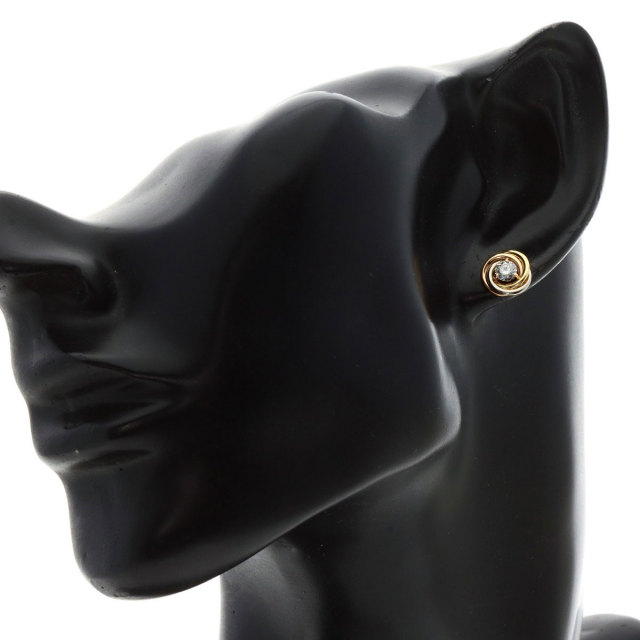 カルティエ ピアス トリニティ ダイヤモンド