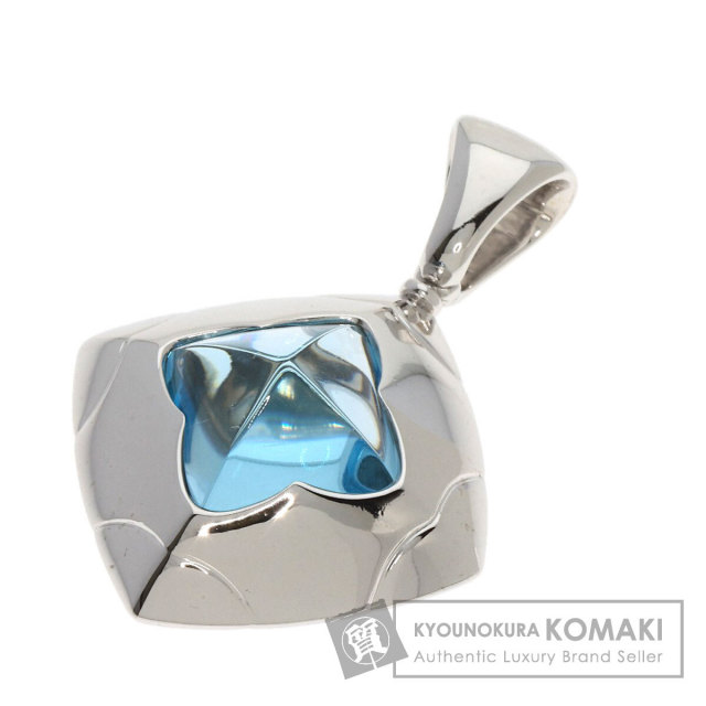 BVLGARI ブルガリ ピラミデ ブルートパーズ ペンダントトップ