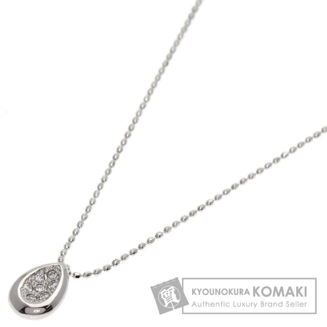 VENDOME ヴァンドーム ダイヤモンド ドロップ ネックレス プラチナ 