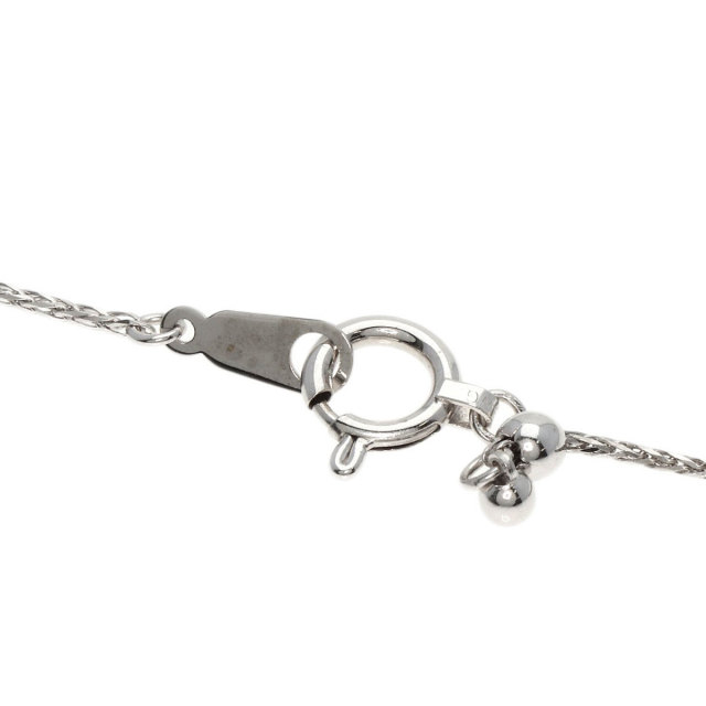 0.55ct ダイヤモンド ネックレス K18ホワイトゴールド 3.8g レディース