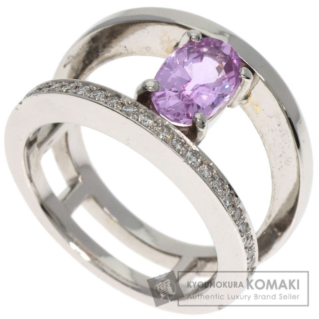1.54ct ピンクサファイア ダイヤモンド リング・指輪 プラチナ 
