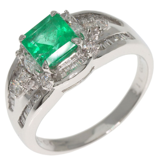 1.15ct エメラルド ダイヤモンド リング・指輪 プラチナPT900