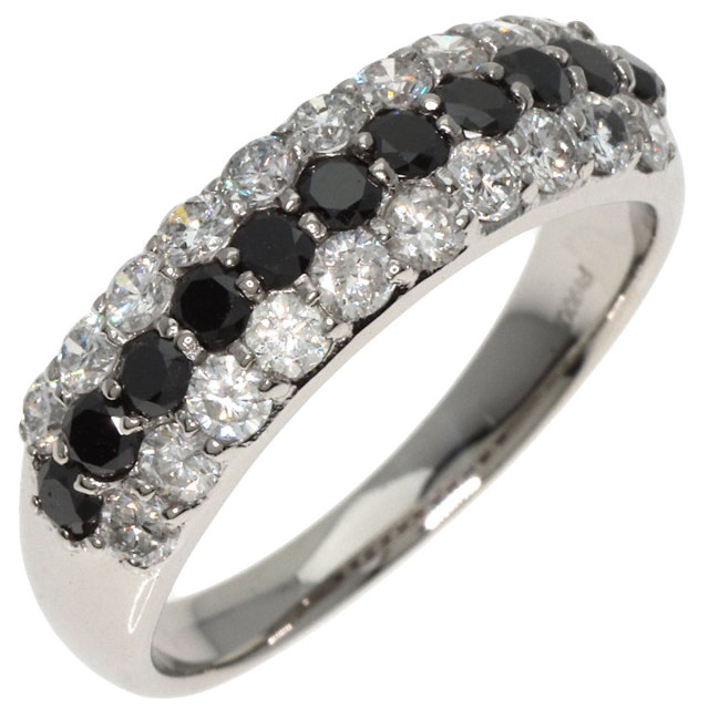 0.7ct ダイヤモンド ブラックダイヤモンド リング・指輪 プラチナPT900 