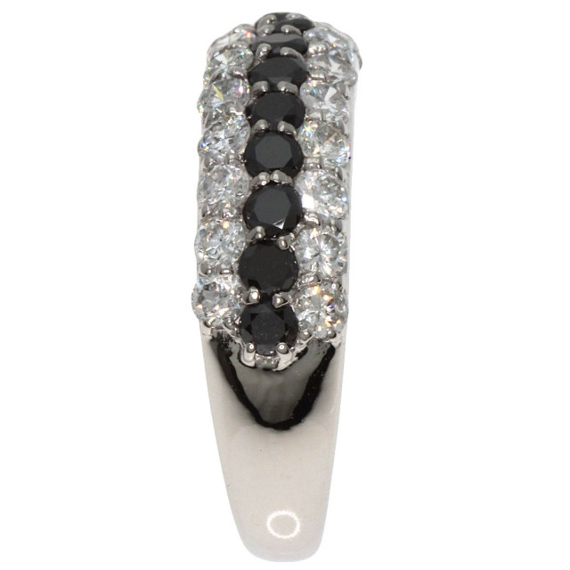 0.7ct ダイヤモンド ブラックダイヤモンド リング・指輪 プラチナPT900 