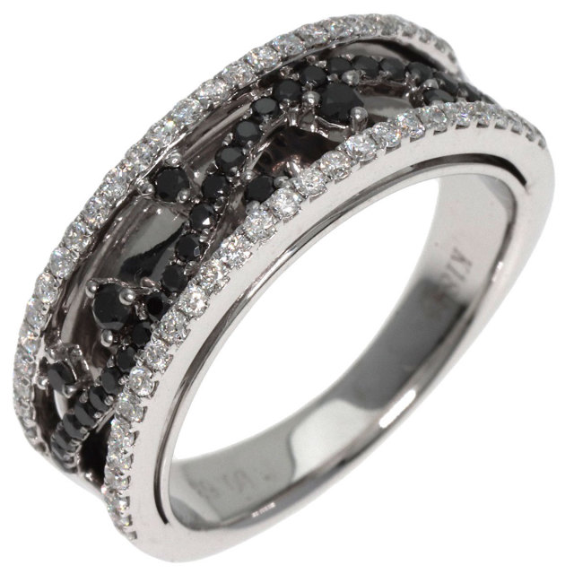 0.63ct ダイヤモンド ブラックダイヤモンド リング・指輪 K18