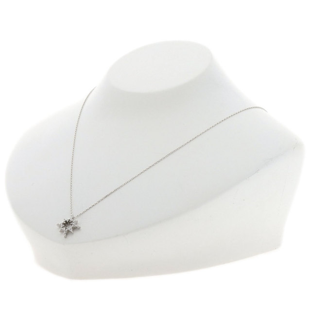 STAR JEWELRY K18 ホワイト　ネックレス 中古】 スタージュエリー STAR JEWELRY K18WG ネックレス