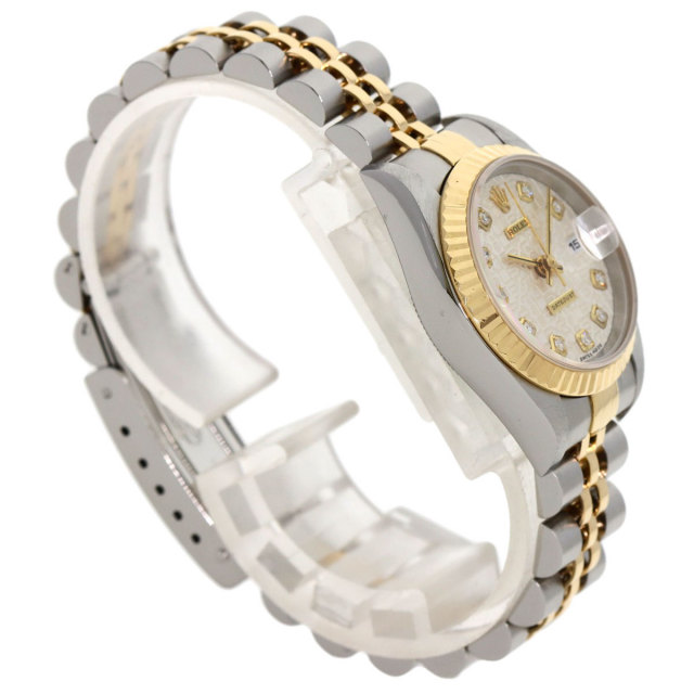 ROLEX ロレックス 69173G デイトジャスト 10P ダイヤモンド 腕時計  