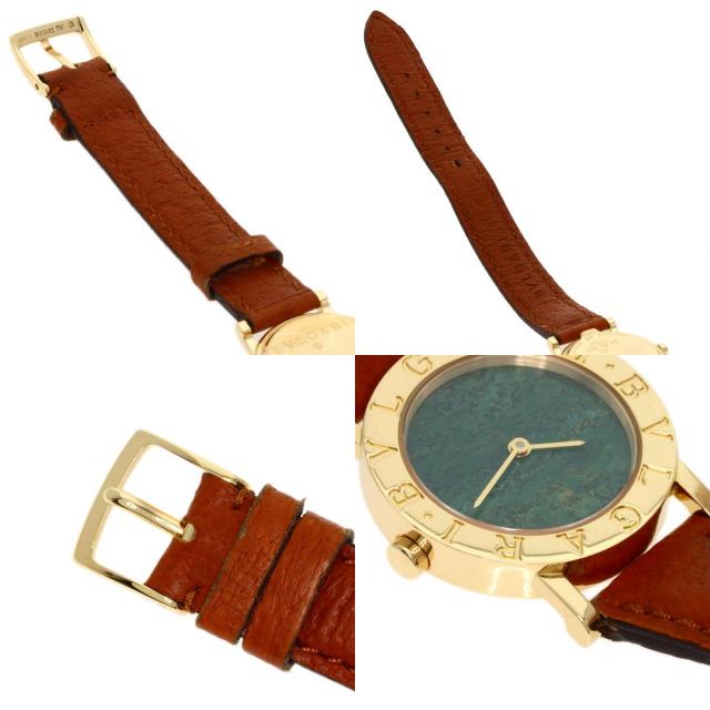 BVLGARI ブルガリ BB26DGL ブルガリブルガリ ヒスイ文字盤 腕時計 K18  