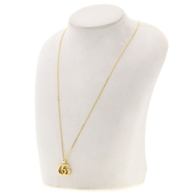 GUCCI グッチ GGロゴ ネックレス K18イエローゴールド レディース 
