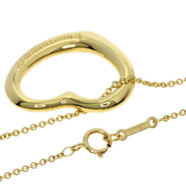 TIFFANY&Co. ティファニー オープンハート ネックレス K18イエロー