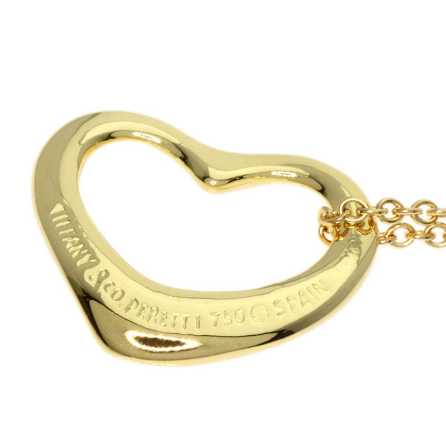 TIFFANY&Co. ティファニー オープンハート ネックレス K18