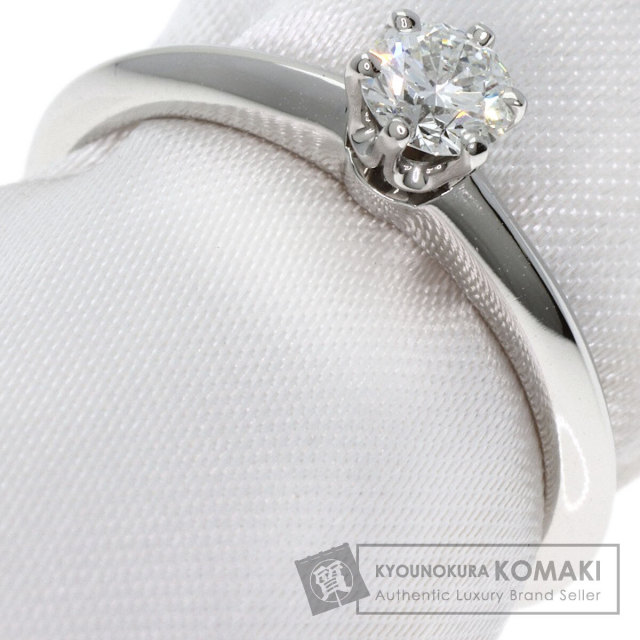 Tiffany & Co. プラチナ ソリティアリング TIFFANY&Co. ティファニー K18YG プラチナ ソリティア