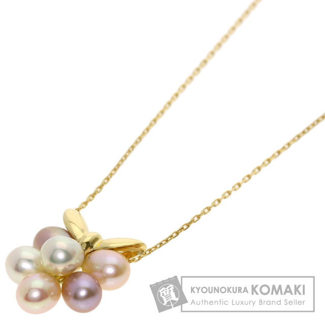 MIKIMOTO ミキモト 真珠ペンダントネックレス イエローゴールド 楽天市場】ミキモト ゴールデンパール 真珠 ネックレス K18