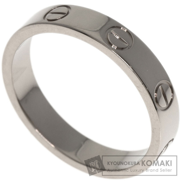 CARTIER カルティエ ミニ ラブリング #52 リング・指輪 K18ホワイト