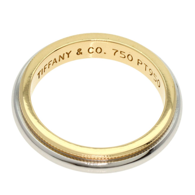 TIFFANY&Co. ティファニー ミルグレイン リング・指輪 K18イエロー  