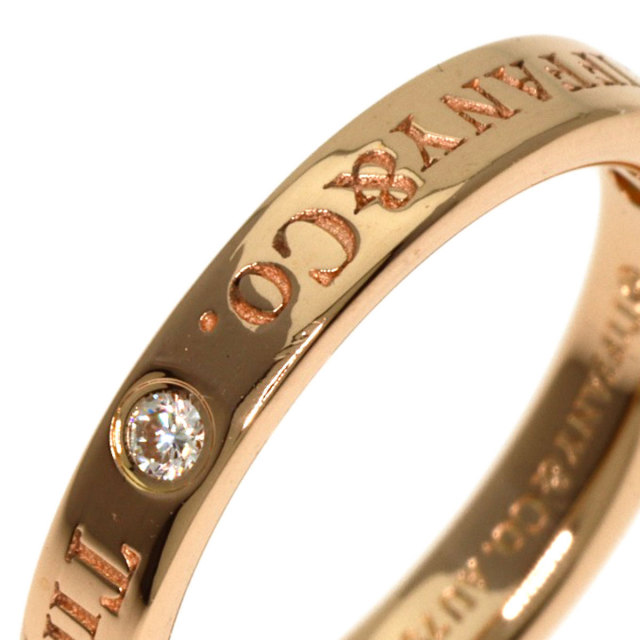 Tiffany&Co. ティファニー フラットバンド リング 3Pダイヤ 8.5号  