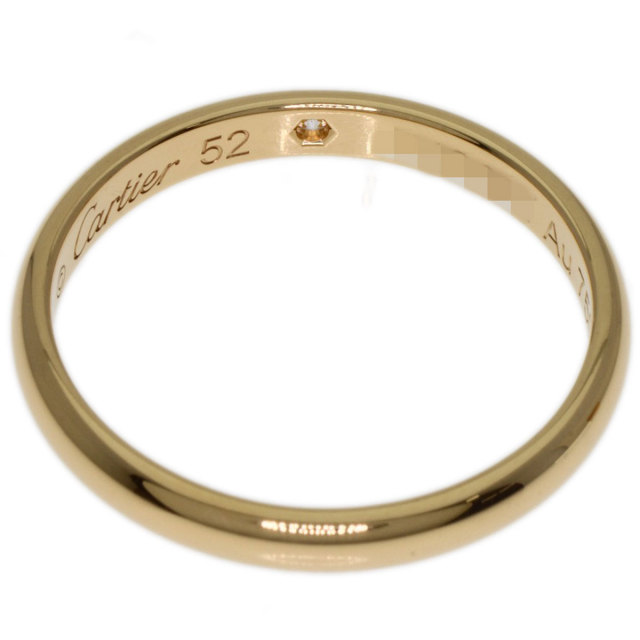 CARTIER カルティエ ウェディング 1P ダイヤモンド #52 リング・指輪