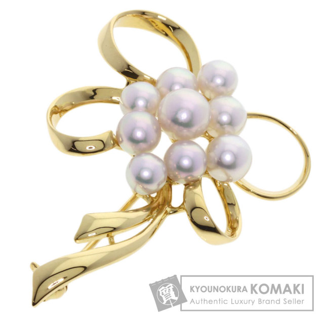 ミキモト　MIKIMOTO 幸福の木　K18　スモールブローチ Mikimoto ミキモト 幸福の木 パール K18 ブローチ | 【Kio Vintage】