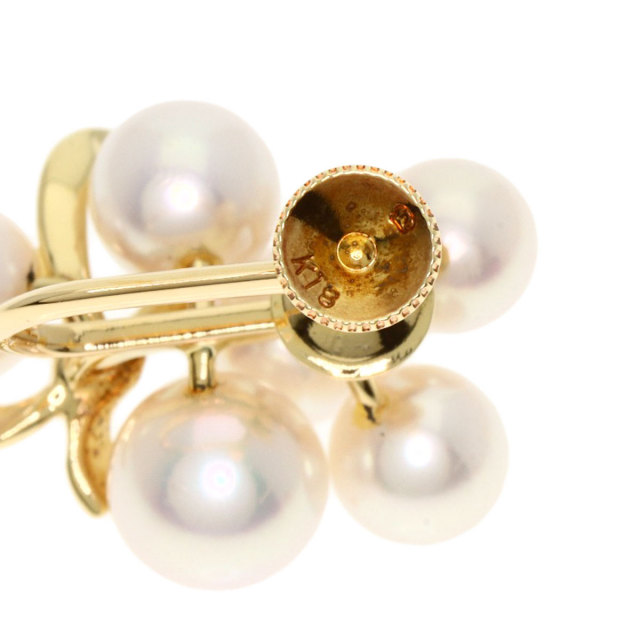 ミキモト　パール　真珠　イヤリング MIKIMOTO ミキモト パール 真珠 イヤリング K18イエローゴールド