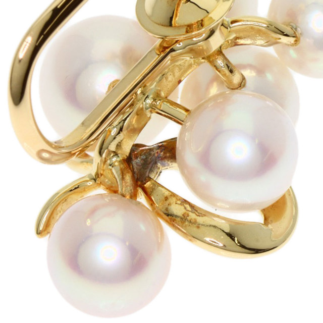 MIKIMOTO ミキモト パール 真珠 イヤリング K18イエローゴールド