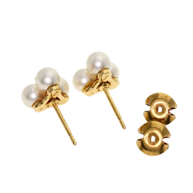 MIKIMOTO - ミキモト ピアス パール 真珠 6.2mm ダイヤ