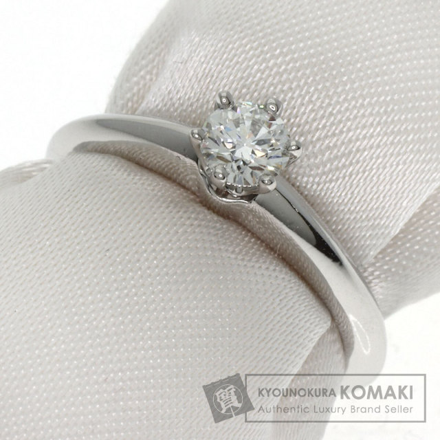 Tiffany & Co. プラチナ ソリティアリング TIFFANY&Co. ティファニー ソリティア ナイフエッジ ダイヤモンド