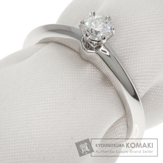 (C020627) Tiffany&Co pt950 ダイヤ リング ソリティア TIFFANY&Co. ティファニー ソリティア ダイヤモンド リング・指輪