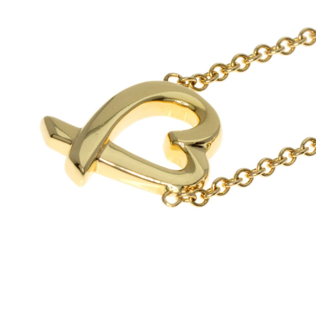 TIFFANY&Co. ティファニー ラビングハート ネックレス K18イエロー  