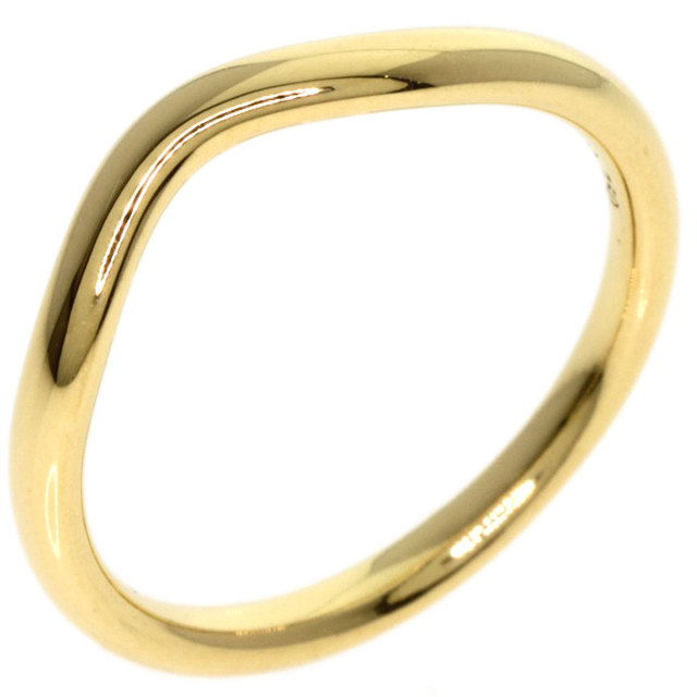 TIFFANY&Co. ティファニー カーブドバンド リング・指輪 K18