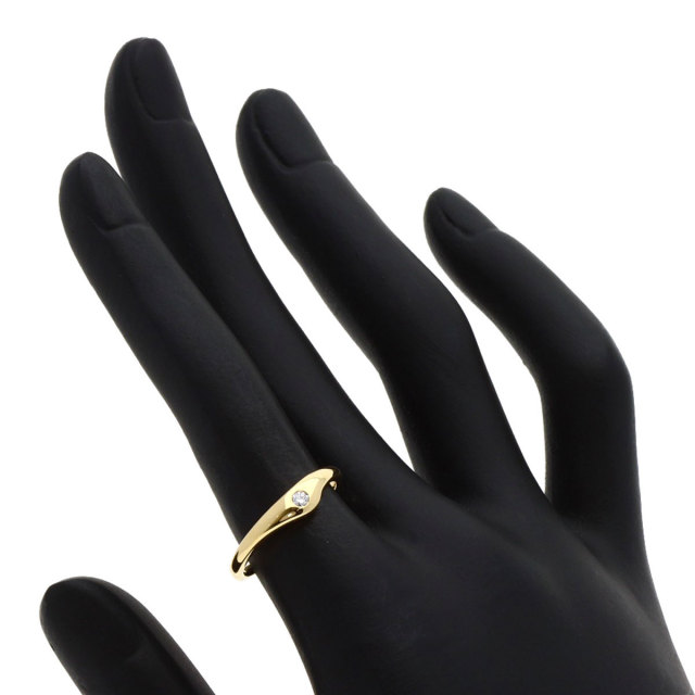 TIFFANY&Co. ティファニー カーブドバンド 1P ダイヤモンド