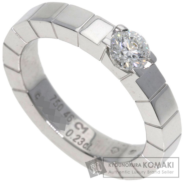 Cartier カルティエ リング K18WG 45 4801025M0034 CARTIER カルティエ フォーチュン カット88 1P ダイヤモンド #47
