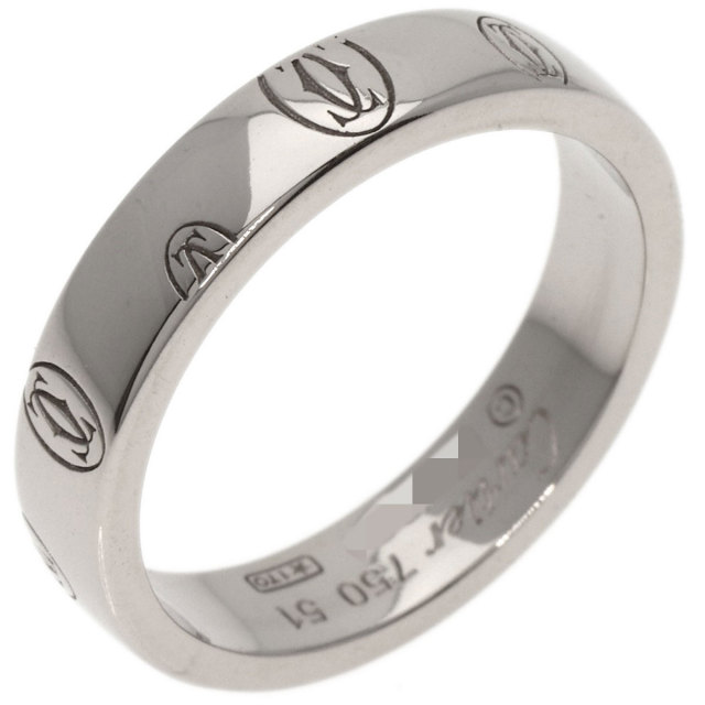 CARTIER ハッピーバースデー #49 リング・指輪 K18PG レディース  