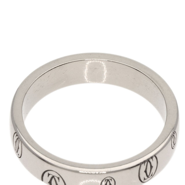 CARTIER カルティエ ハッピーバースデー #51 リング・指輪 K18ホワイト  