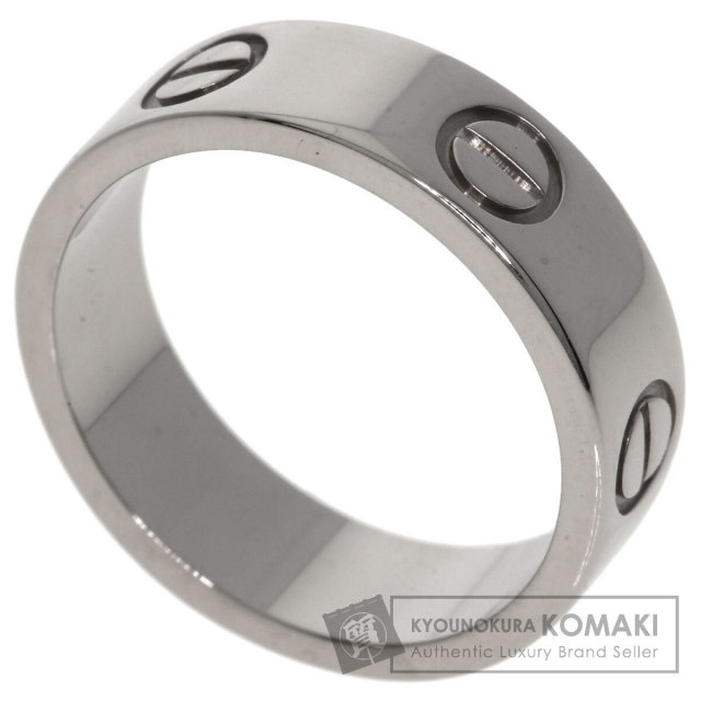 ミシェル Cartier カルティエ ラブリング love k18 Cartier - カルティエ ラブ リング 指輪 15号 18金 K18ホワイト