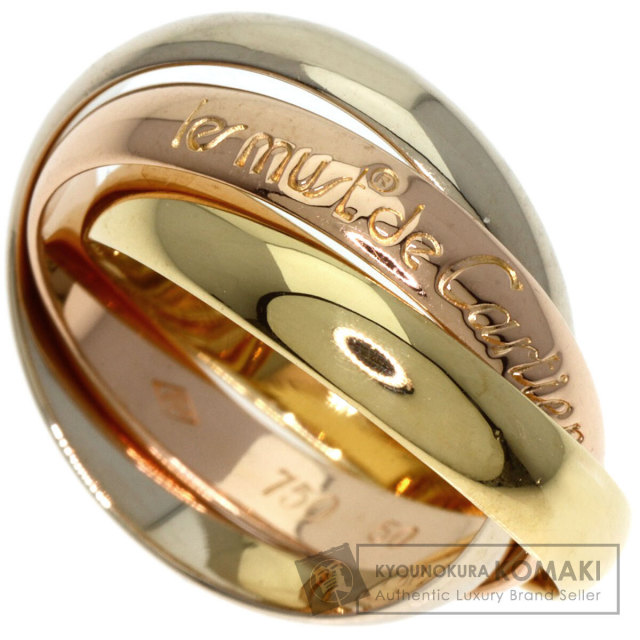 公式ファッションブランド通販サイト CARTIER カルティエ K18イエロー リング・指輪 #50 トリニティ アクセサリー